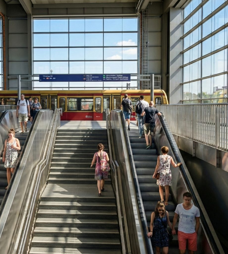 Hauptbahnhof Berlin – Manteltreppe